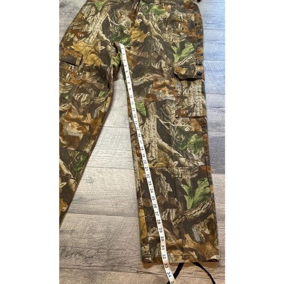Walls Camo Pants Mens 34x32 Reinforced Hunting Advantage Timber Cargo Adjustable - Picture 12 of 15